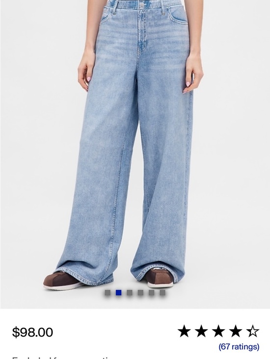 GAP Printed Baggy Sweatpant Jeans - Picture 2 of 13